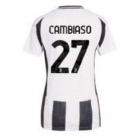 Juventus Andrea Cambiaso #27 Fußballbekleidung Heimtrikot Damen 2024-25 Kurzarm